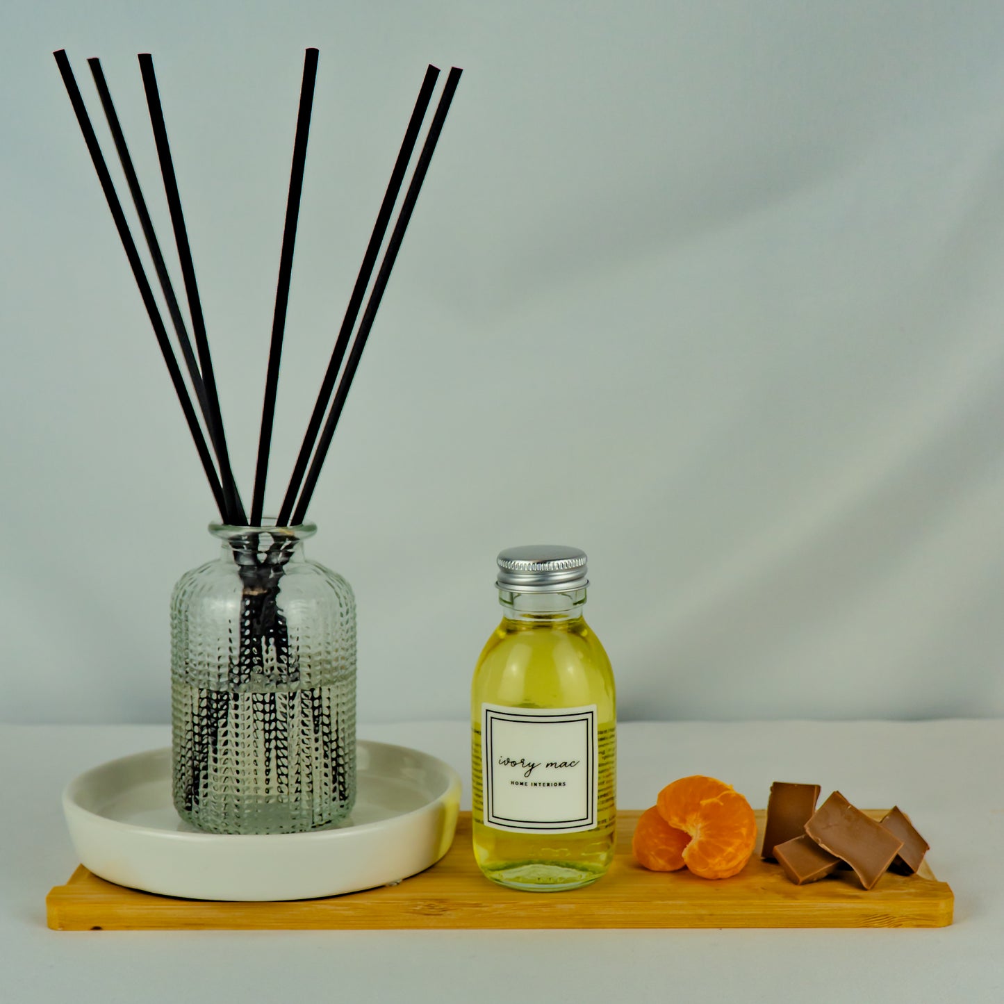 Mandarin and Sandalwood 100ml Reed Diffuser Refill