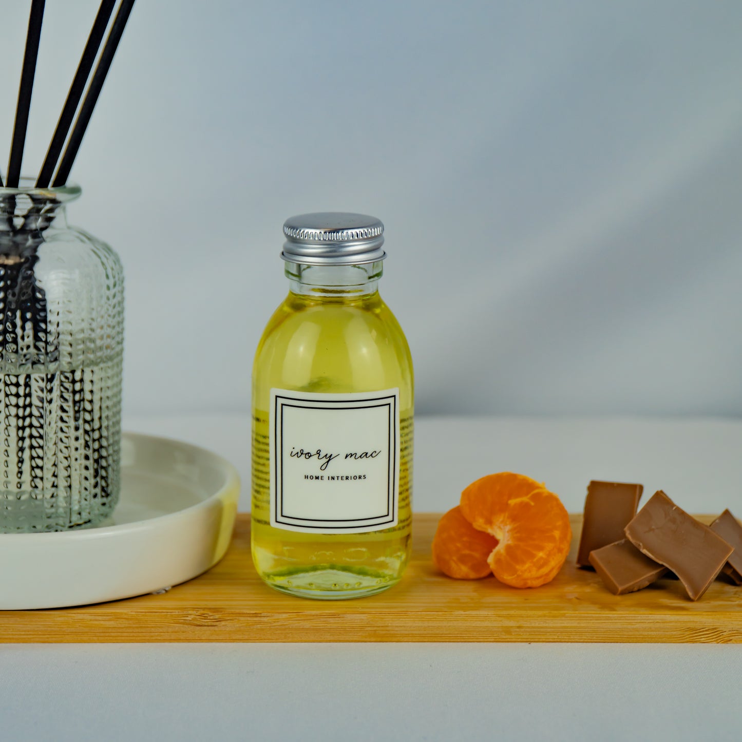 Mandarin and Sandalwood 100ml Reed Diffuser Refill