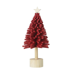 Red Xmas Tree With Star Top Small