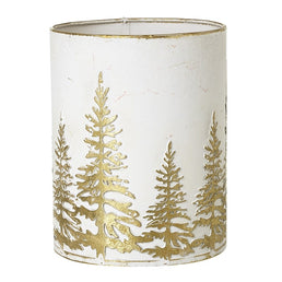 Gold Tree Design T Light Holder Large