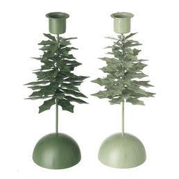 Holly Leaves Candle Holder
