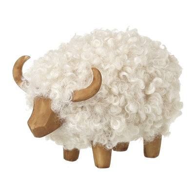 White Wooly Cow