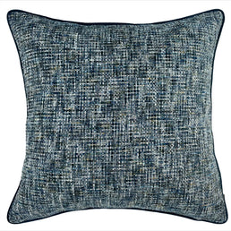 Malini Whisper Weave Blue Cushion