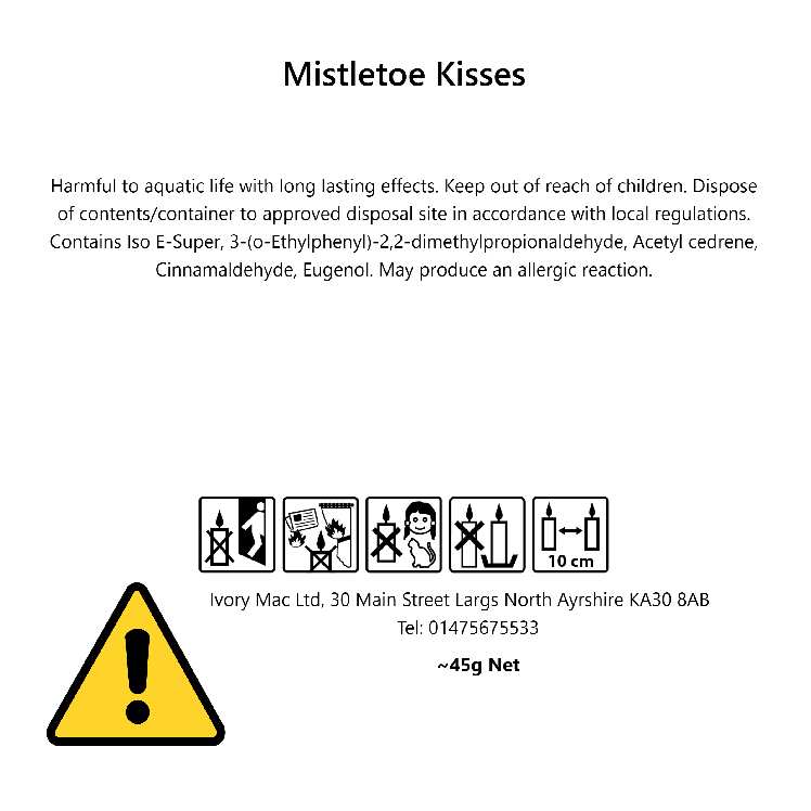 Mistletoe Kisses Wax Melt