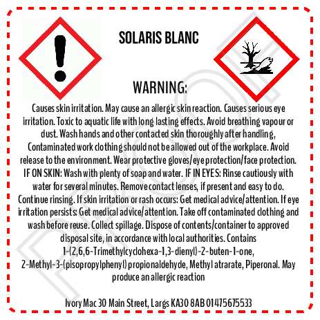 Safety information