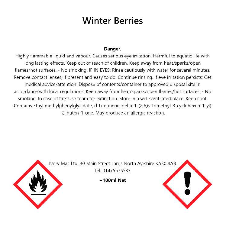 Winter Berries Room Spray