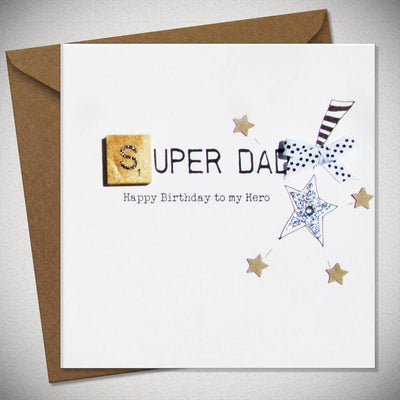 SUPER DAD Greeting Card