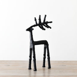 Black Reindeer Ornament