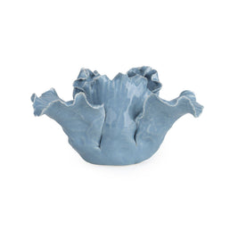 Blue Flower Shaped Tealight Holder