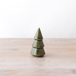 Christmas Tree w/Glaze In Green