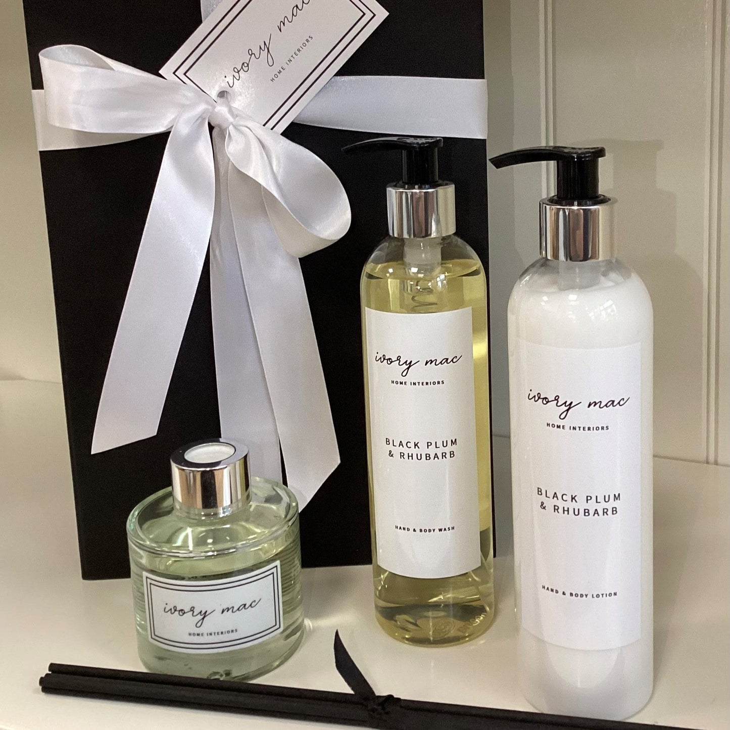 Luxury Hand Wash, Hand Lotion and Reed Diffuser Gift Box