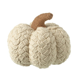 Small Cream Natural Pumkin Decoration