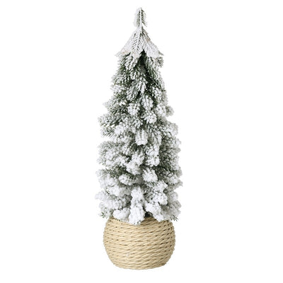 Large Snowy Christmas Tree Basket Base
