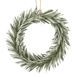 Small Green Long Leaf Wreath