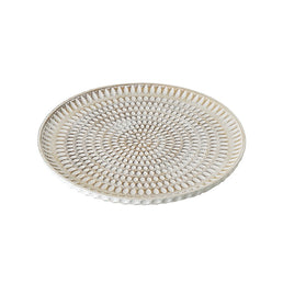 Cream Wooden Plate