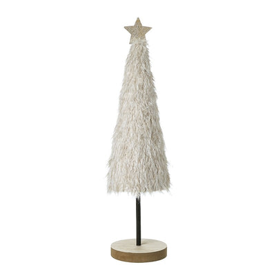White Fluffy Christmas Tree