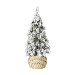 Small Snowy Christmas Tree Basket Base
