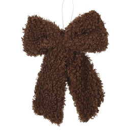 Brown Fluffy Bow Hanging