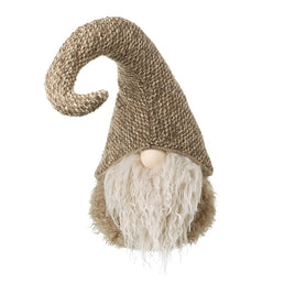 Sitting Gonk in Brown Hat Doorstop