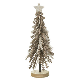 Felt Leaf Tree with Gold Star