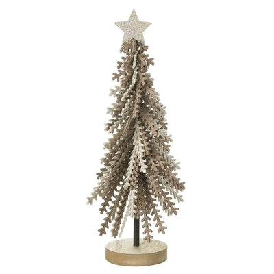 Felt Leaf Tree with Gold Star