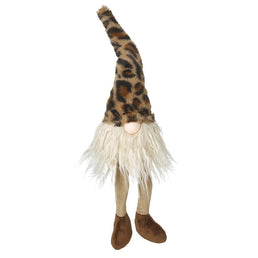 Sitting Gonk in Leopard Skin Hat