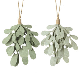 Hanging Felt Mistletoe Decoration