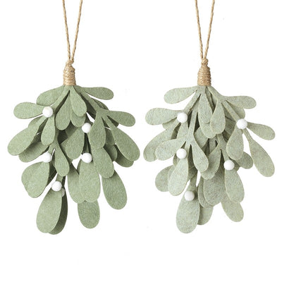 Hanging Felt Mistletoe Decoration