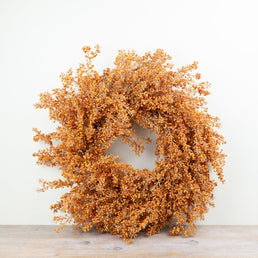 Warm Autumn Berry Decorative Wreath