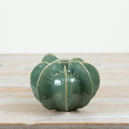 Green Sculptural Vase